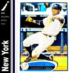 New York Yankees (Curtis Granderson) - BSBL [19_CGS1]